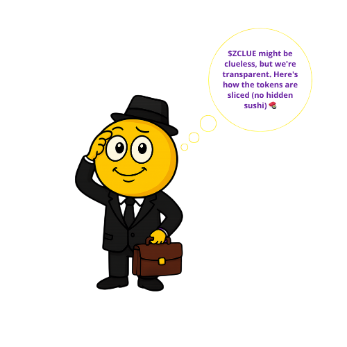 $ZCLUE Tokenomics Mascot
